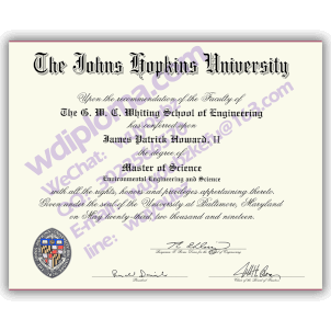 Johns Hopkins University diploma fake 